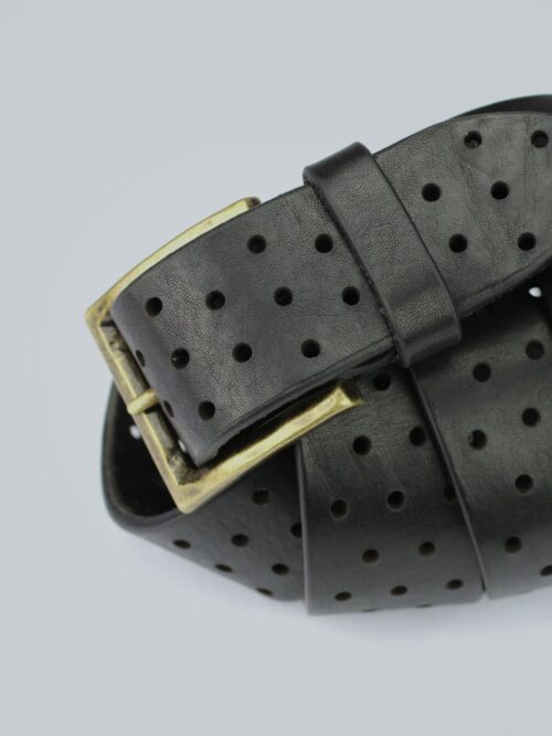 Vegan leather belt